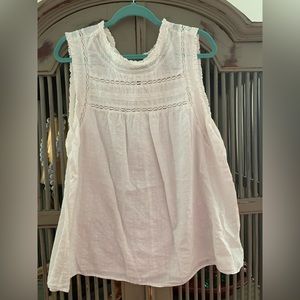 Torrid eyelet sleeveless shirt